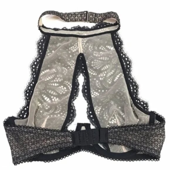 Victoria’s Secret Dream Angels High Neck Unlined Demi Keyhole Bralette Sz 34B - Picture 5 of 5